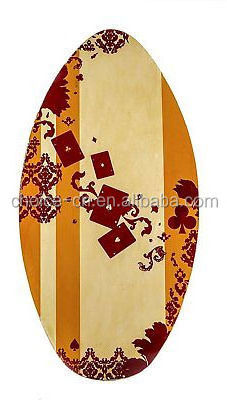 China Surfboard Bodyboards Wooden Skimboard