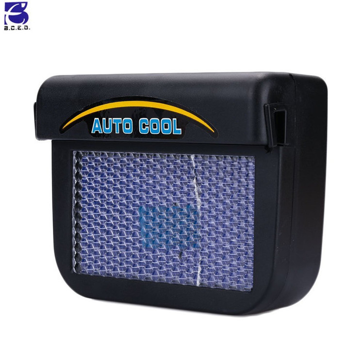 Solar Powered Car Cool Cooler Fan Auto Front/Rear Window Air Vent Exhaust Fan Vehicle Radiator Vent with Ventilation