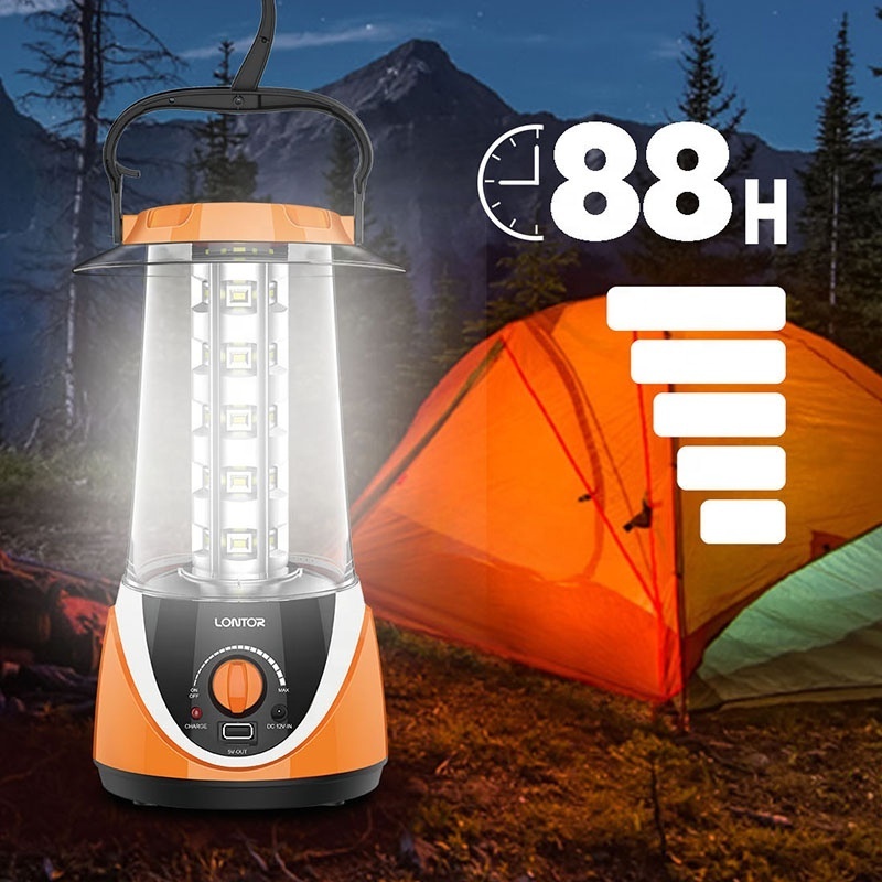 LONTOR Rechargeable Led Camping  Lantern Smart Outdoor Lights CTL-OL151