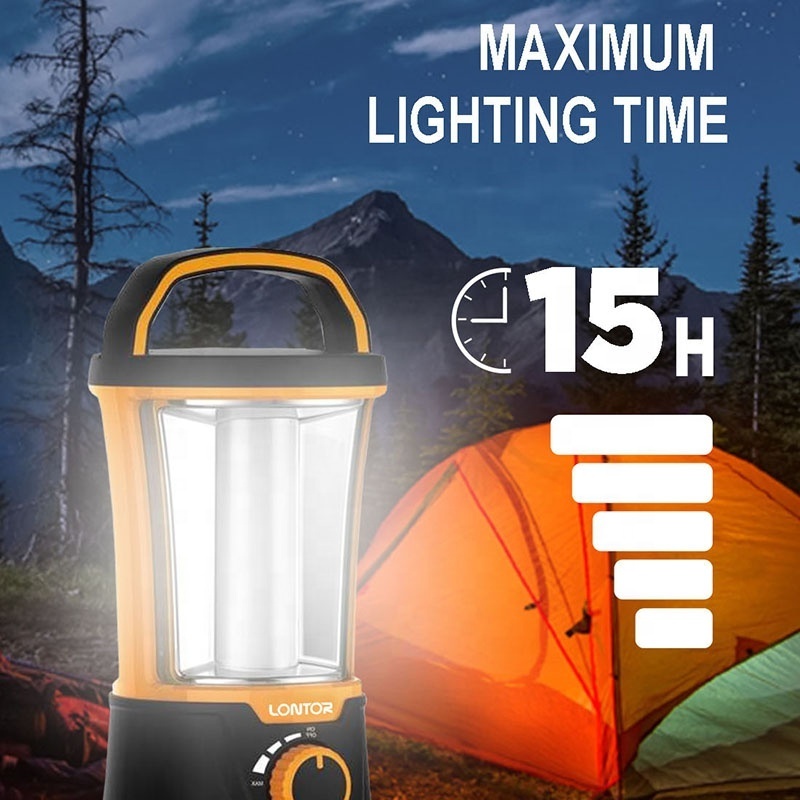 LONTOR Rechargeable Camping  Lantern Outdoors Floor Lamps Standing  lamps and lanterns