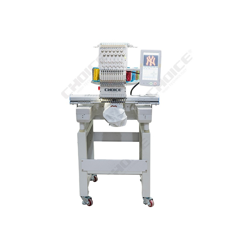 Gc-1201e Computerized Single Head 12 Needle Automatic External Thread Industrial Embroidery Machine