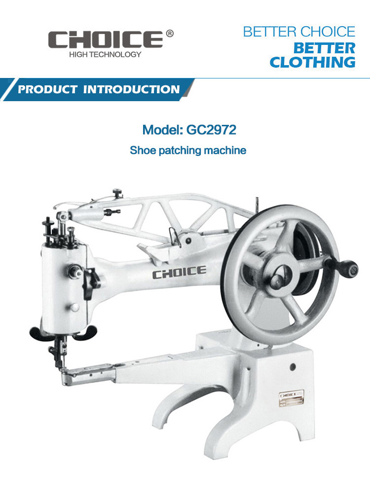 Golden Choice Gc2972 Shoe Repare Repair Making Patching Leather Industrial Sewing Machine For Sale