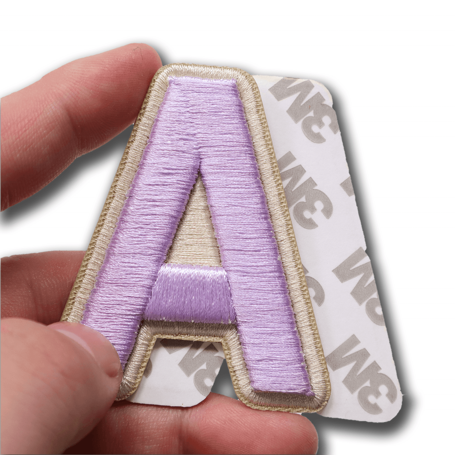 Wholesale Heat Press 3m Glue Patch 3d Embroidery Logo Sew On Letter Patches For Clothing Custom Patches