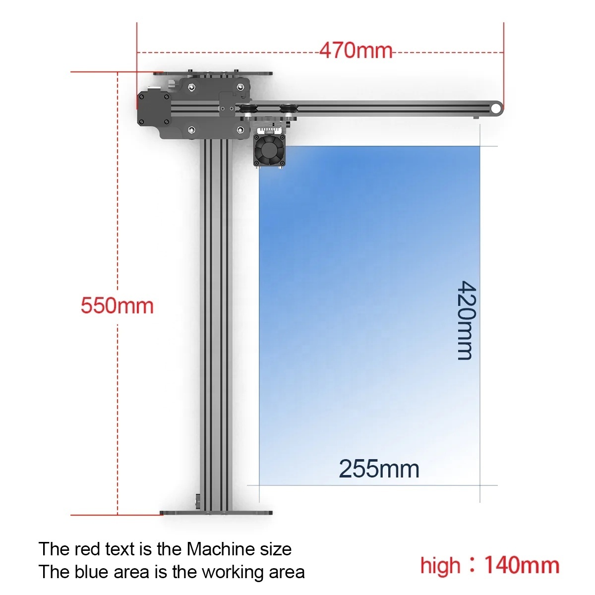 ORIGINAL NEJE 3 PLUS PORTABLE DIY LASER ENGRAVER AND CUTTER 255X420MM