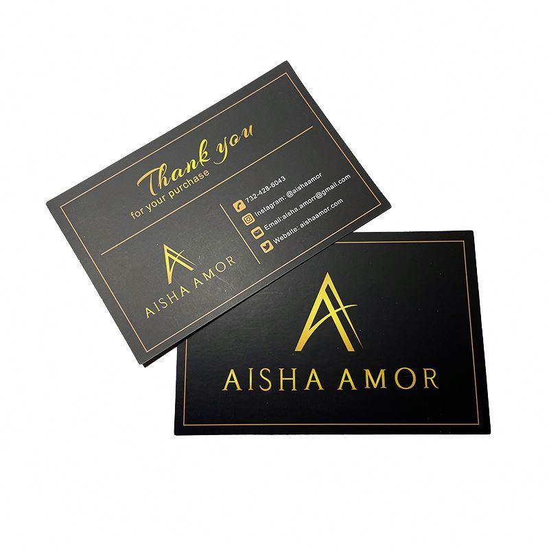 In Stock Perfect Printing Embossed Business Card Printing Business Card Packaging Thank You Cards With Envelope And Stickers