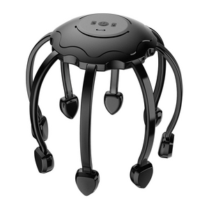 NEW Automatic 8Heads Finger Rechargeable Smart Vibration Spider Head Massage Tool Vibrating Octopus Electric Scalp Head Massager