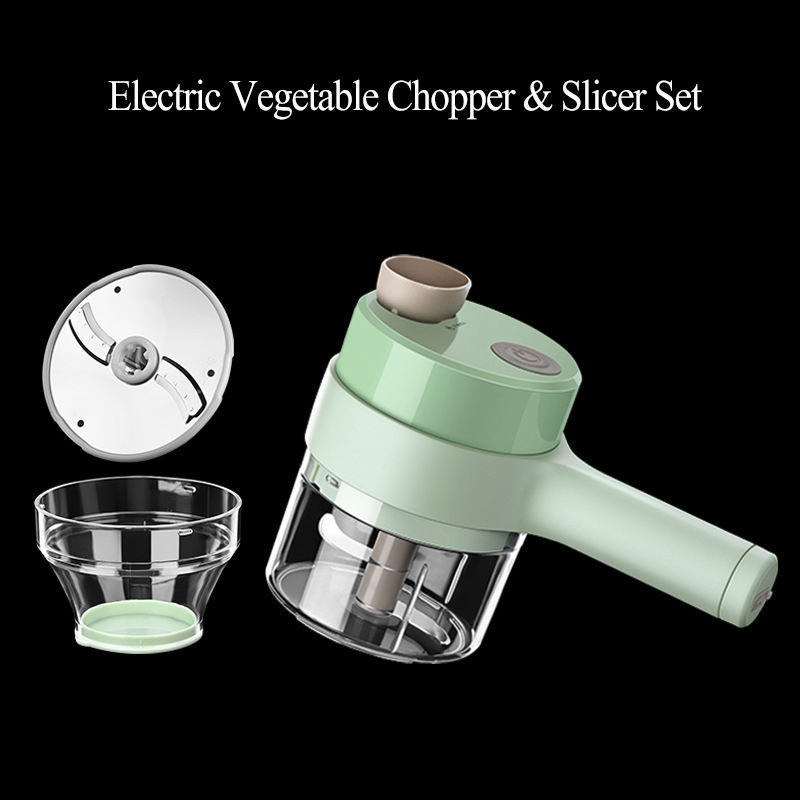 2023 Kitchen Portable Electric Hand Held Automatic Vegetable garlic Chopper