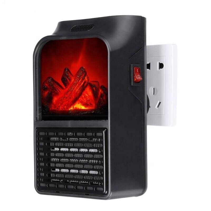 China Supply Mini Electric Fireplace Heater 3D Flame Home Desktop Mini Heater