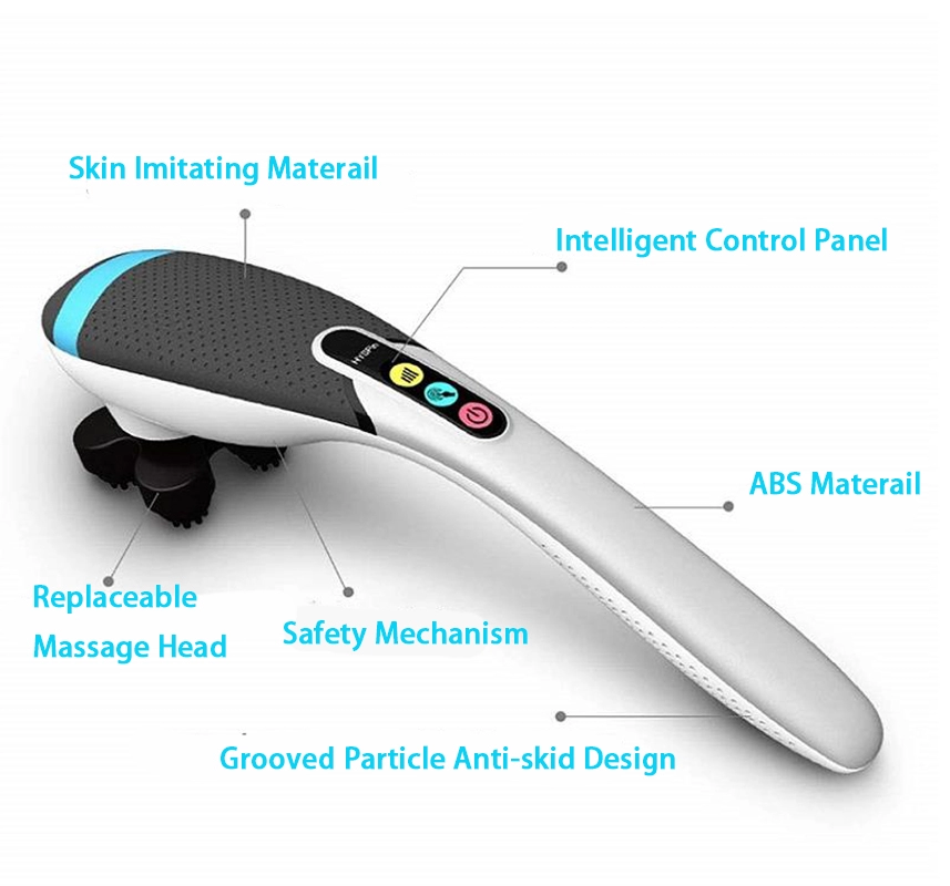 2022 New arrival Hot sale LCD display automatic hand chiropractic percussion massager electric handheld deep tissue massager