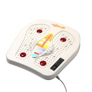 Wholesale Price Blood Circulation Leg Massage Machine Ems Vibration Heating Foot Massager ABS Foot Vibrator Free Spare Parts 3W