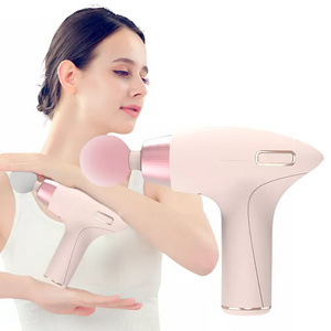 New Fashion Fascia Gun Full Body Muscle Tissue Deep Relaxation Pink Mini Electric Massage Gun For After Training