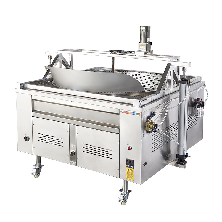 YZJ-1500 500L Stainless Steel Commercial LPG or Natural Gas Deep Fryer For Chicken, Meat, Peanut