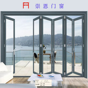 Aluminum Frame Kitchen Sliding Door System Interior Room Divider Apartment Corner Soft Closing 8mm Frosted Glass