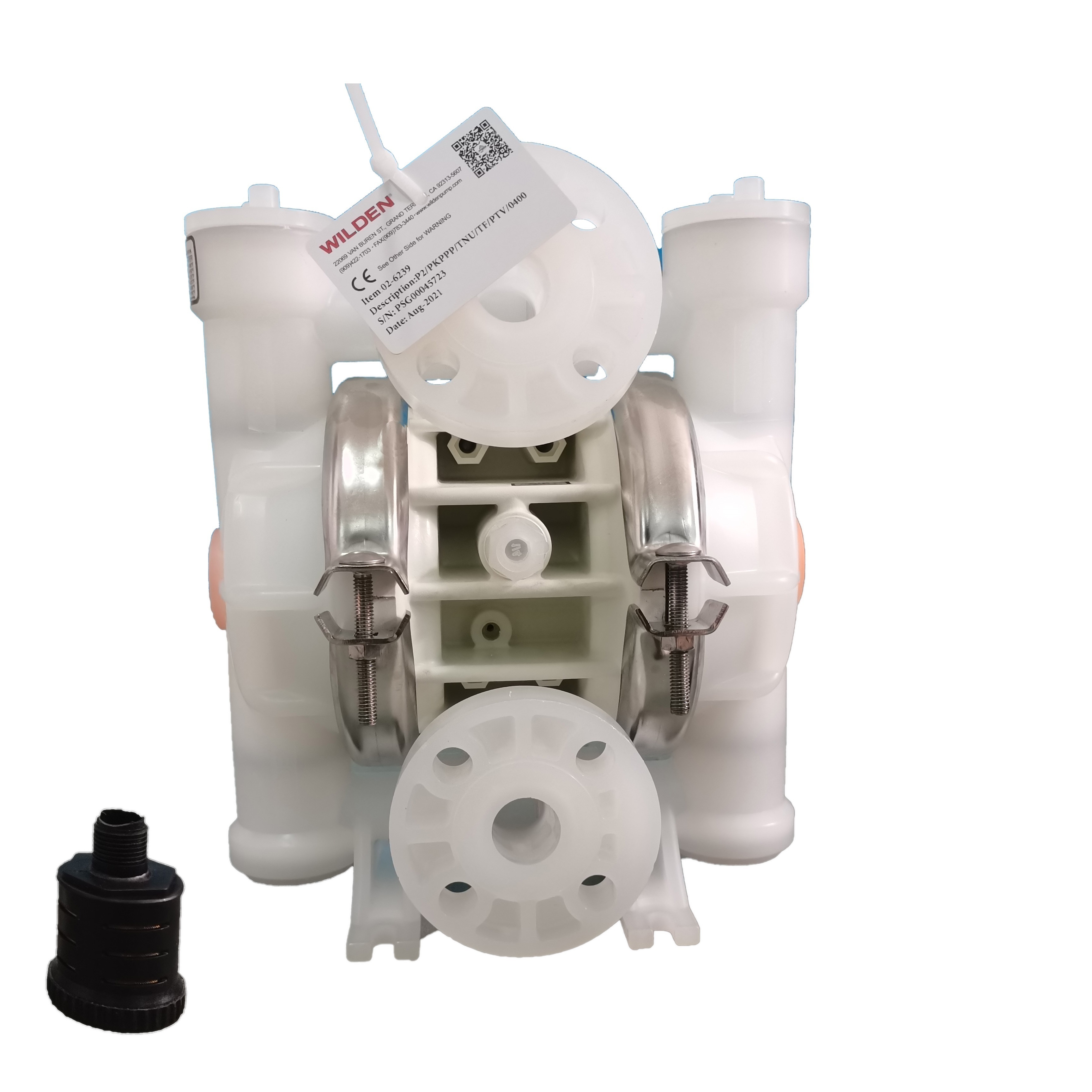 PTFE Diaphragm Pump P2 Wilden Pneumatic Diaphragm Pump 1Inch AODD Pump with PP or PVDF shell