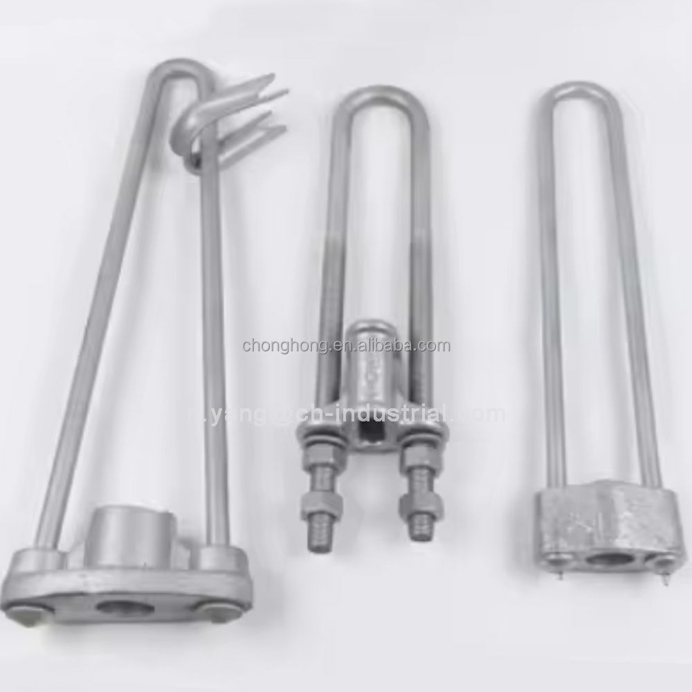 Adjustable stay bow Stay rod and plate Hot Dip Galvanized Ground Gtay Rod Stay Rod Assembly Set for Electrical Power Line