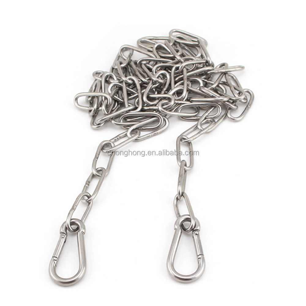 304 316 Stainless Steel Long Link Chain for Swing Hammock Hanging