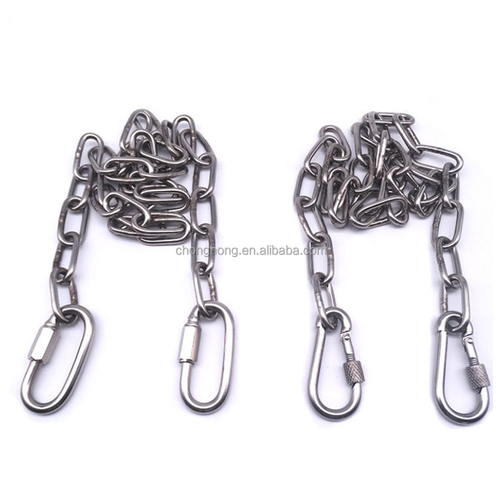 304 316 Stainless Steel Long Link Chain for Swing Hammock Hanging