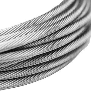 7x7 7x19 1/8" Stainless Steel Cable T316 Aircraft Deck Railing Cable 250FT Wire Rope Cable for Railing