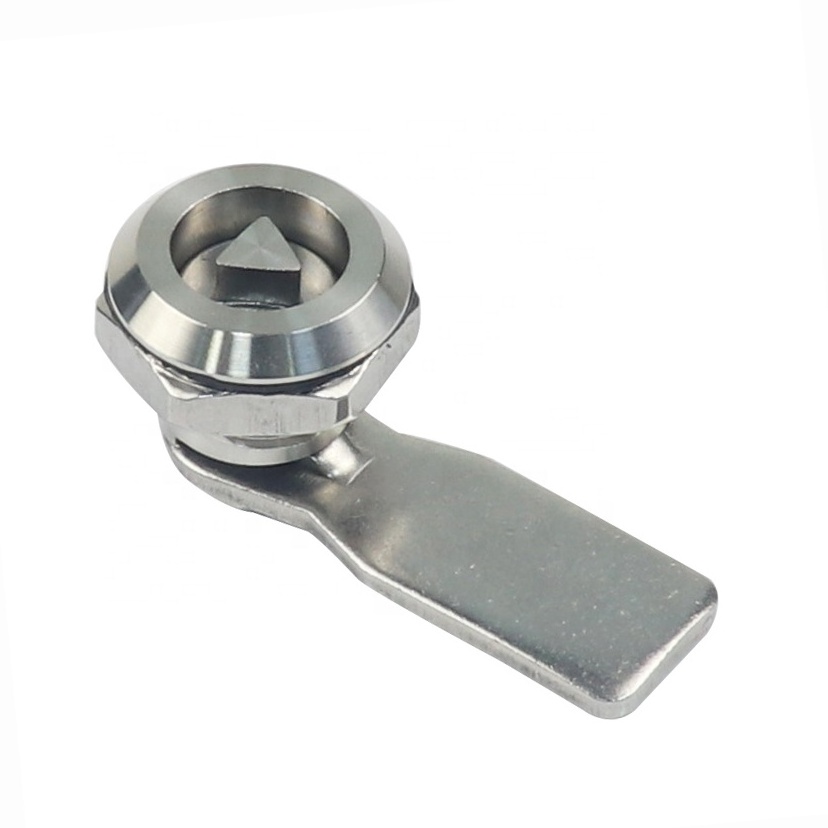 Zinc Alloy Quarter Turn Triangle Lock Cylinder Cabinet Cam Lock