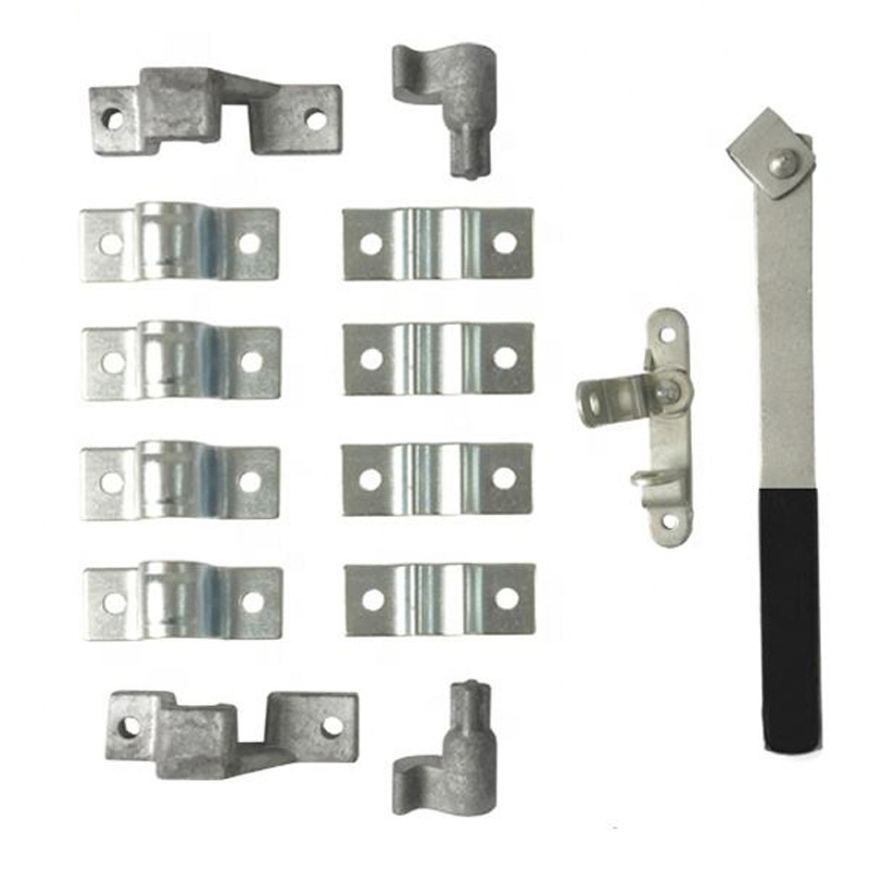 Cam Action Lockable Enclosed Trailer Door Bar Lock