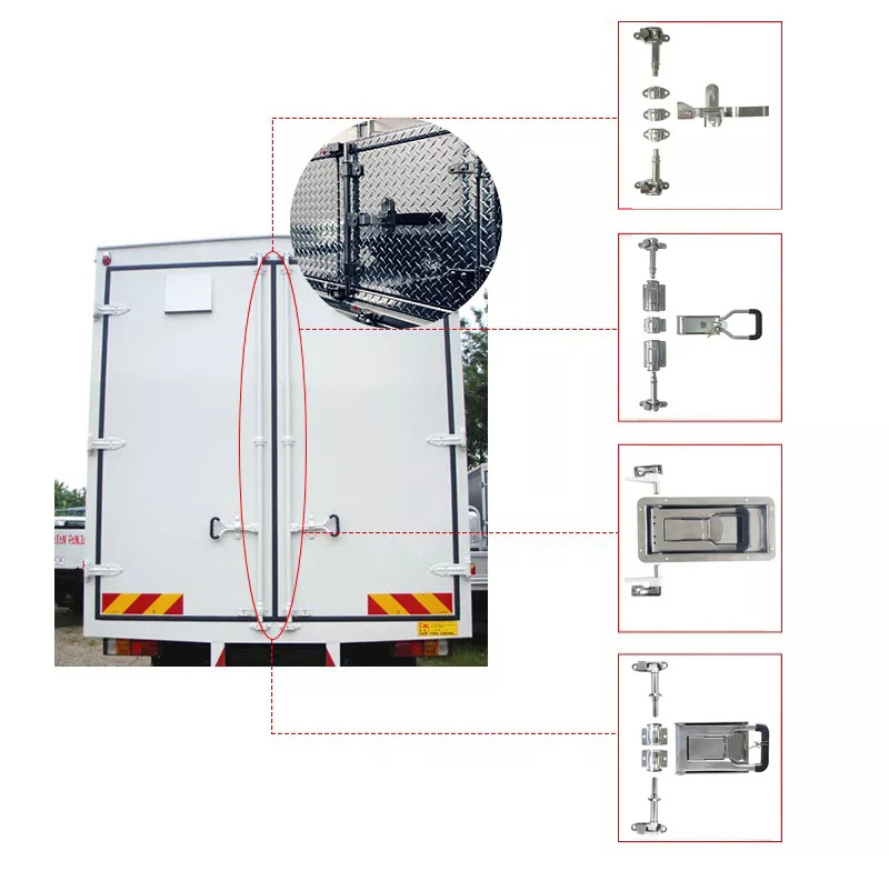 Enclosed Trailer Welded Cam Door Bar Lock Latch Assembly