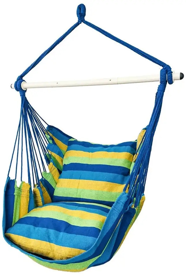 Popular Product Outdoor Furniture Garden Swing Seat Sensory Swing with 2 Pillows