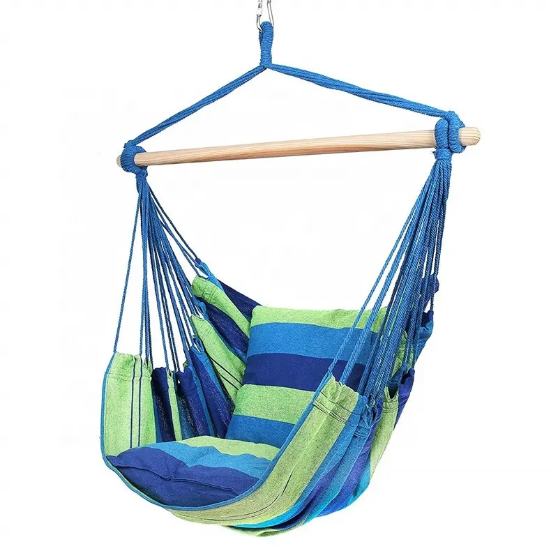 Popular Product Outdoor Furniture Garden Swing Seat Sensory Swing with 2 Pillows