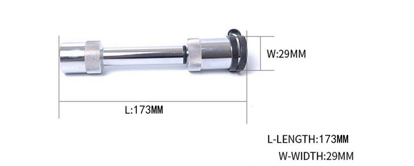 Dumbbell 5/8'' Trailer Hitch Lock Pin Car Lock With 2 Keys