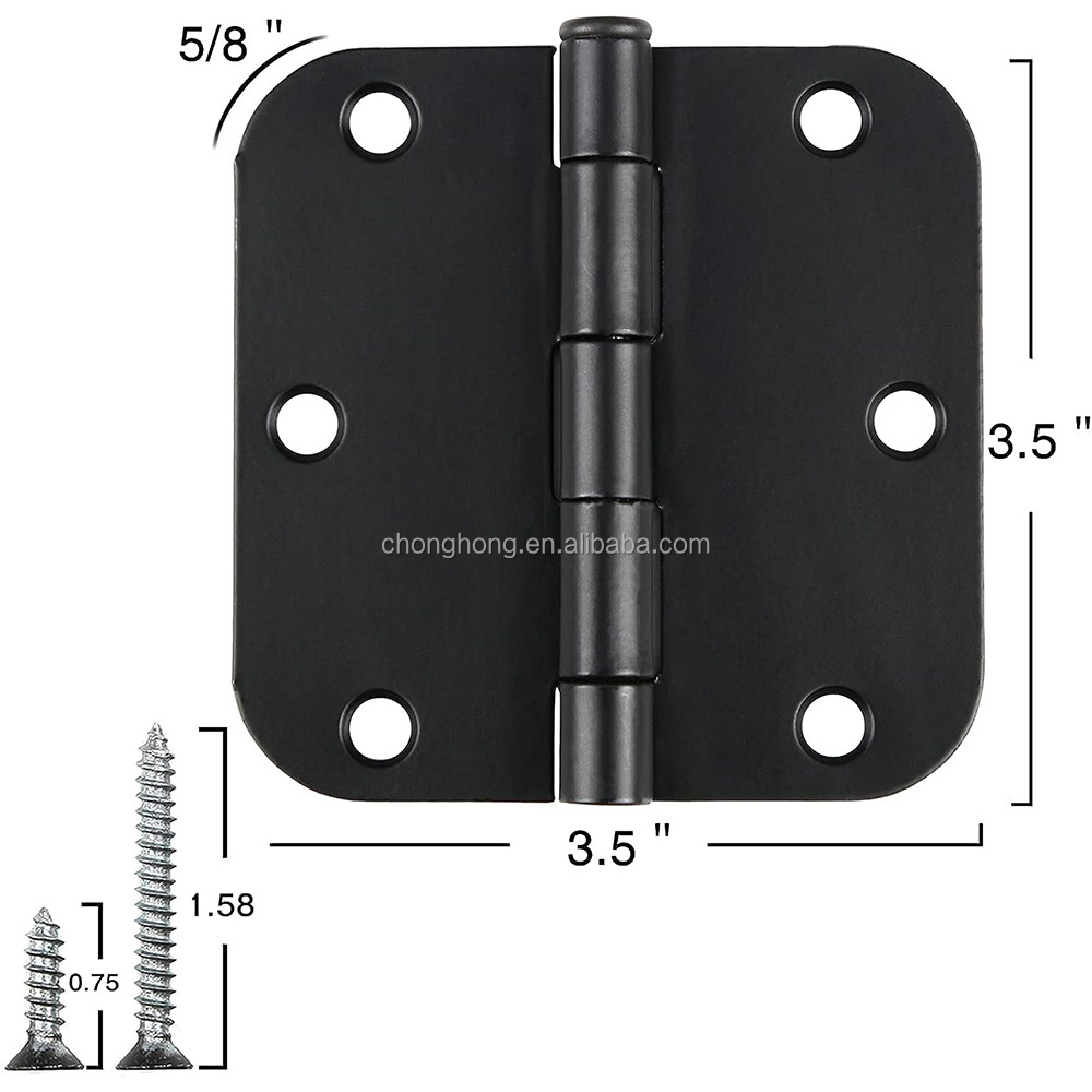 3.5*3.5 Stainless Steel Folding Hinges Round 3-1/2