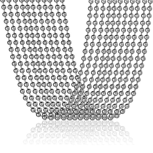 316L Stainless Steel 24 Inch Ball Chain Bead Ball Chain