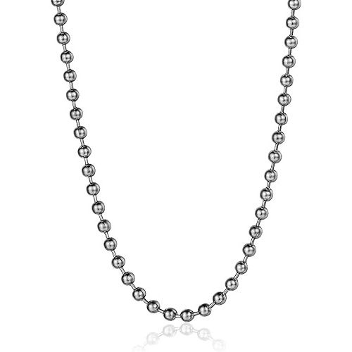 316L Stainless Steel 24 Inch Ball Chain Bead Ball Chain