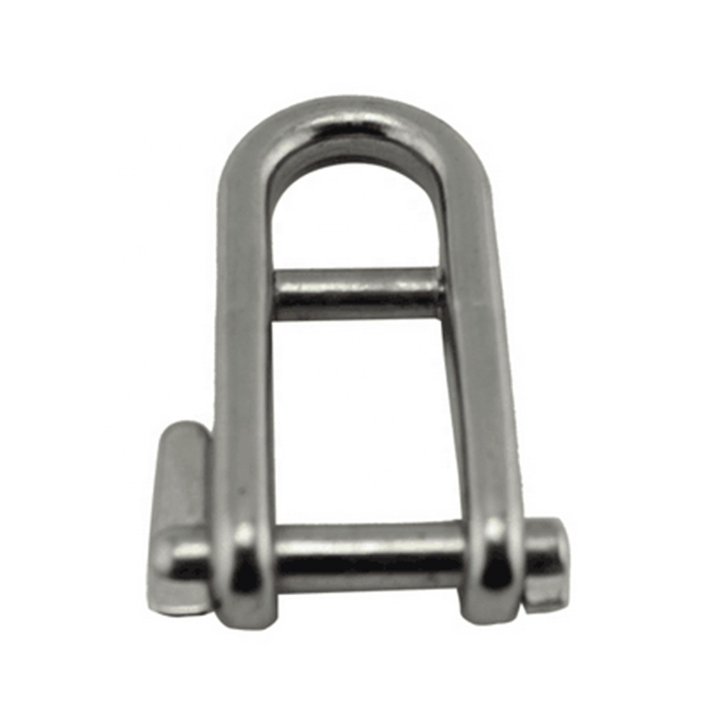 8mm High Polished Stainless Steel AISI304/316 Key Safety Pin Halyard Shackle with Bar