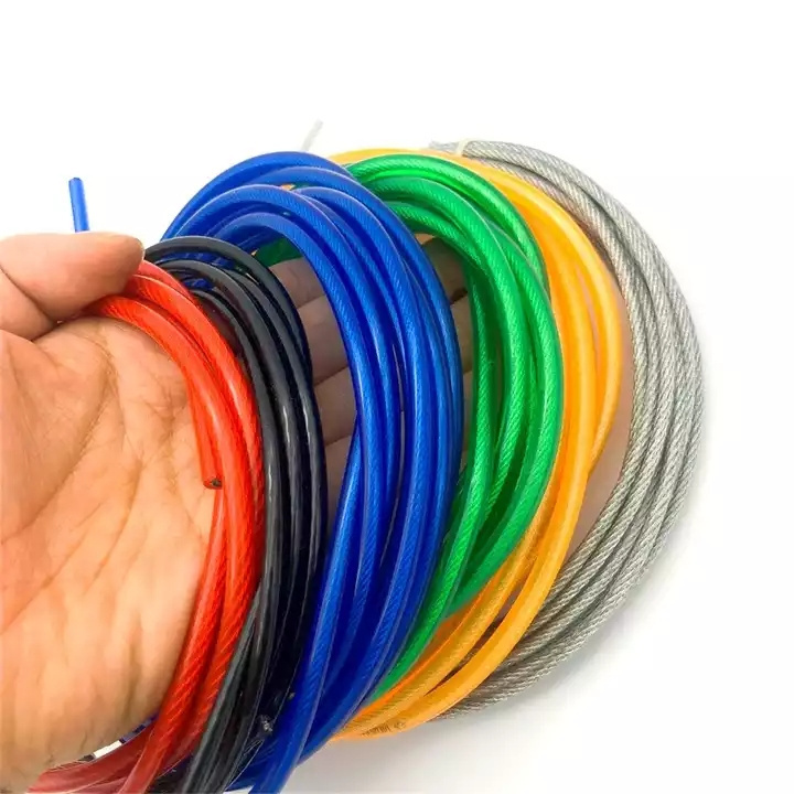 PVC/NYLON/PU 1~16mm Plastic Coated Steel Wire Rope