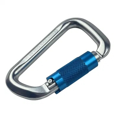 High Load Bearing Safety Climbing Carabiner Hook Auto Lock Steel Carabiner