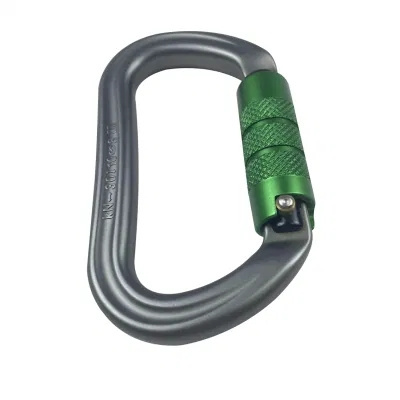 Customizable Logo High Load Bearing Safety Climbing Carabiner Hook Auto Lock 7075 Aluminum Alloy Carabiner