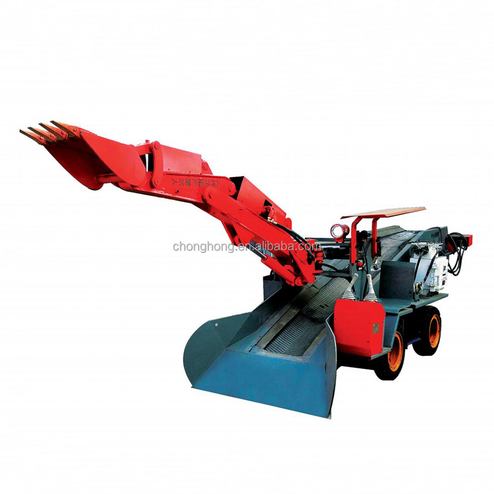 Mining Excavation Type Loading Machine Scraper Grilled Slag Muck Equipment Tire Conveyor Belt Type Slag Scraper (60LS)