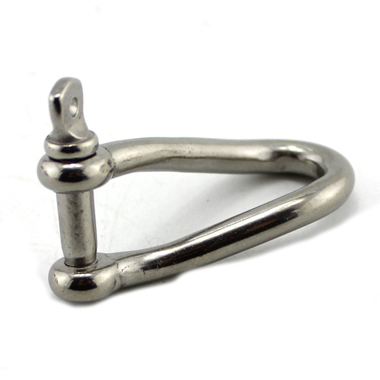 8mm Stainless steel shackle twist shackle collar pin shackle