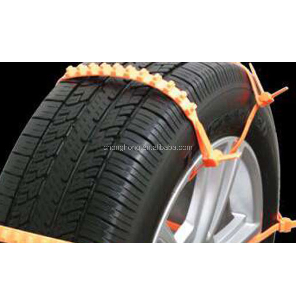 Zip Tie Tire Traction for Snow Road Emergency Anti - skid, Easy to Use Fast Tire Anti - skid Chain