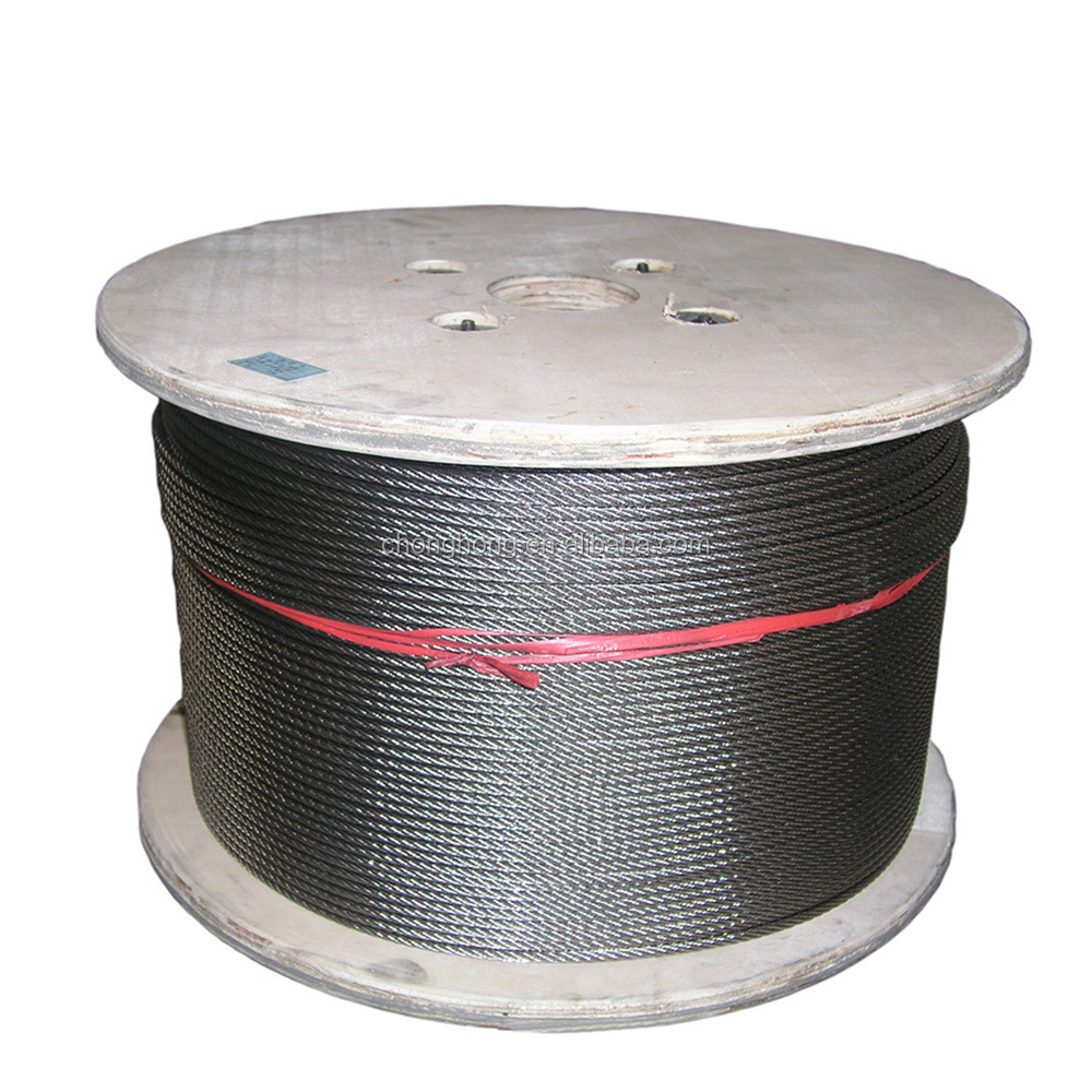 18x7+FC / 18x+IWS Diameter 4mm 6mm 8mm 10mm 12mm 14mm 16mm 18mm 20mm 304/316 Stainless Steel Wire Rope