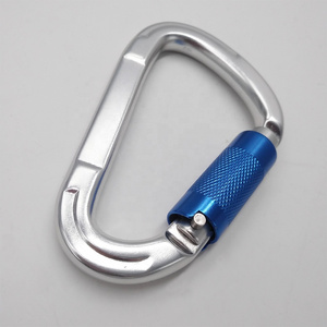 High Tensile Aluminum Ally Climbing Carabiner Hook with Autolock China Supplier