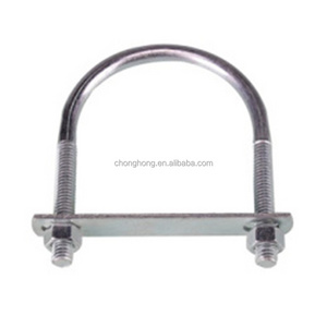 High Quality Low Price Carbon Steel Stainless Steel Clamp U-bolt U Type Hoop Tube Card Galvanized U Bolt