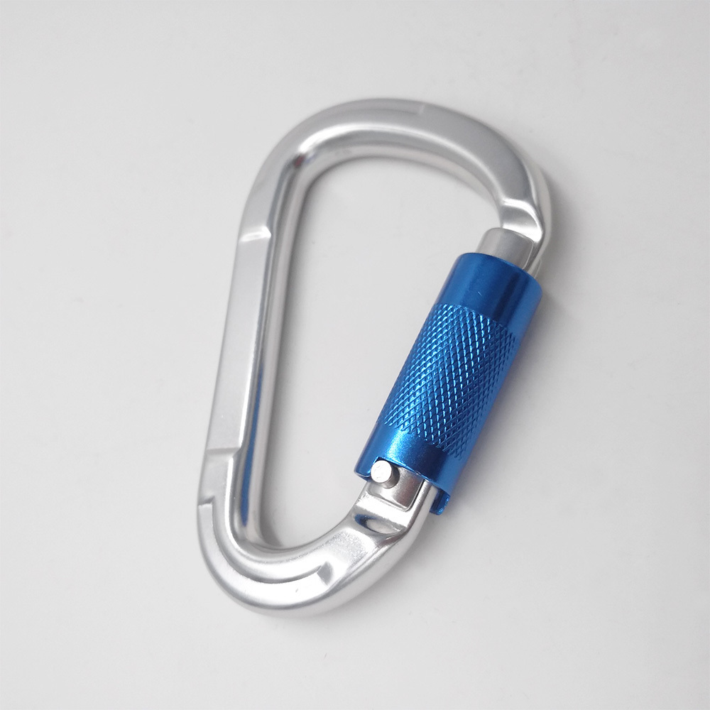 High Tensile Aluminum Ally Climbing Carabiner Hook with Autolock China Supplier