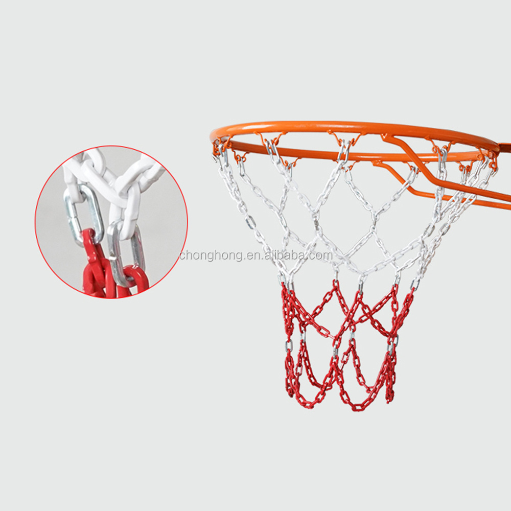 Alloy Steel Basketball Steel Net Chain Galvanized Basketball Steel Net Powder Coated Basketball Net