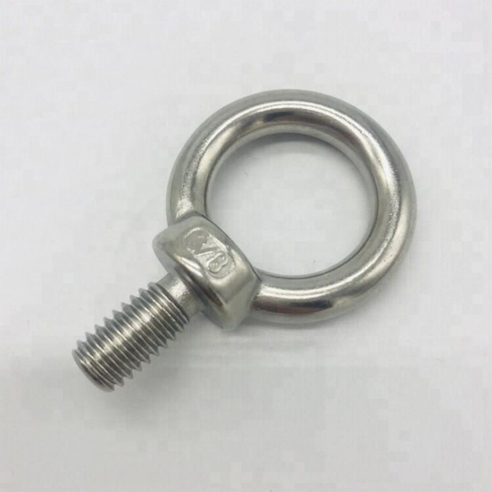 High Quality Stainless Steel 304 316 M6 M8 M10 M12 JIS Type 1168 Din 580 DIN582 Eye Bolt Lifting Bolt Rigging Hardware Fittings