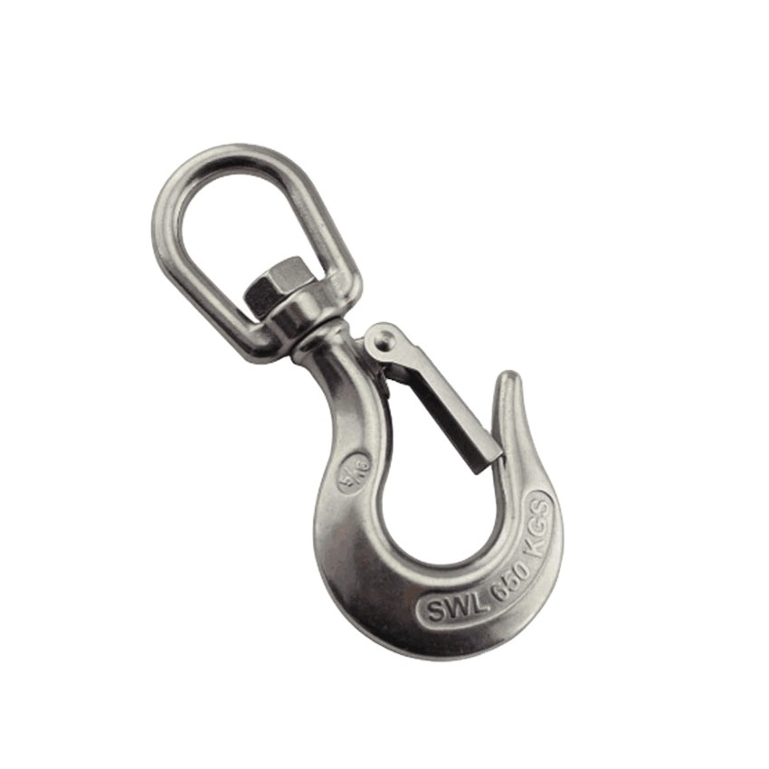 High Polished AISI304/316 Stainless Steel Eye Slip Hook Clevis Hook Grab Hook