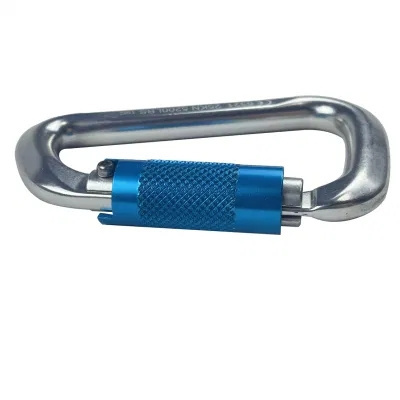 High Load Bearing Safety Climbing Carabiner Hook Auto Lock Steel Carabiner