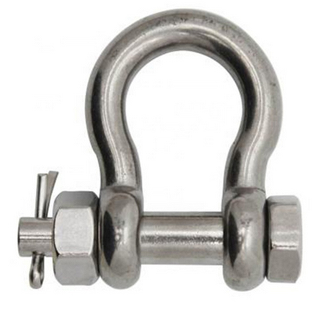 U.S. Type G2130 Bow Shackle US Type Stainless Steel Anchor Shackle with Safety Bolt and Nut