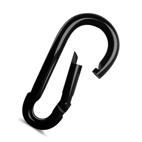 Aluminum D Shape Black Swivel Eye Bolt Snap Hook