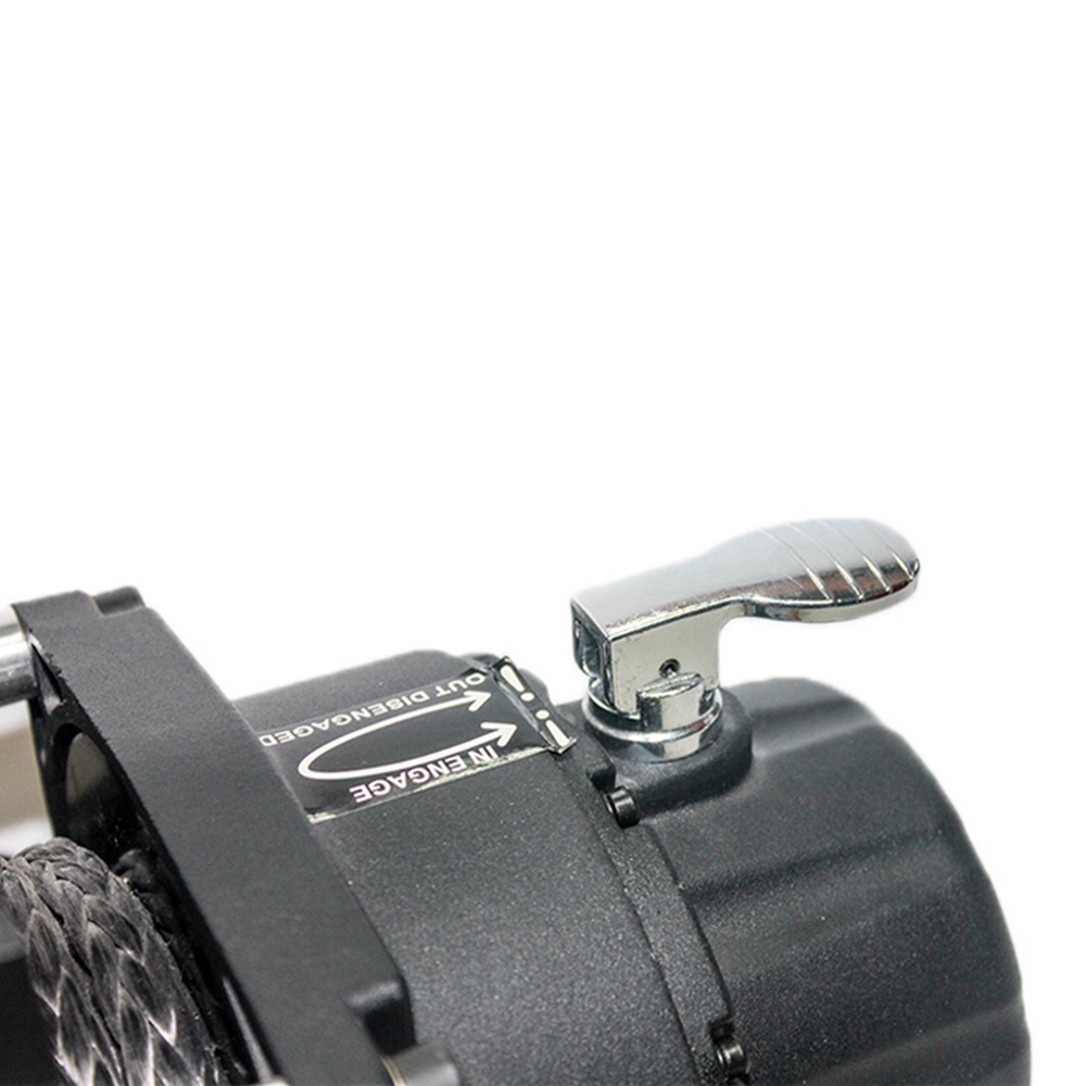 12v 12000lb 4x4 Fully Frosted Electric Winch / 85ft Synthetic Rope / Wireless Remote /4WD Truck Boat Winch