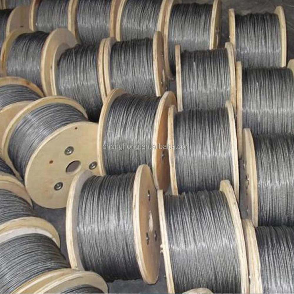 Wholesale Price Steel Cable Rope 6x19+FC Ropes Wire 6mm 8mm 10mm Galvanized Steel Wire Rope China Supplier